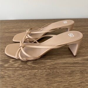 Women's Tan Strappy Heels